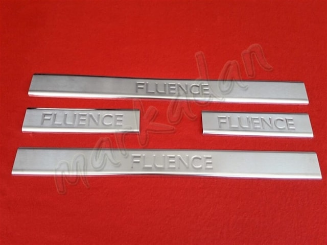 Markadan Renault Fluence Krom Kapı Eşiği 2010-2016 4 Parça Paslan