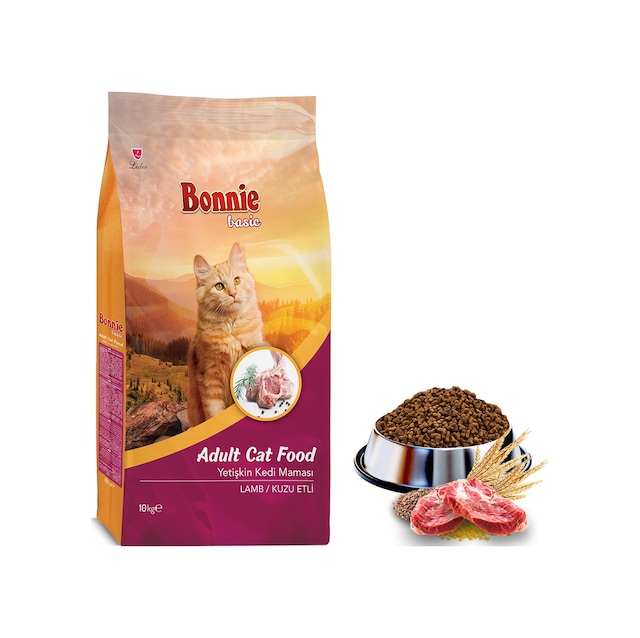 Bonnie Kuzu Etli Yetişkin Kedi Maması 10 KG