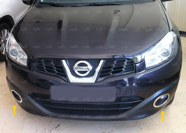 Nissan Qashqai Krom Sis Çerçevesi 2010-2014 Paslanmaz Çelik