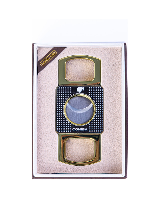 Cohiba Gold-siyah Metal Puro Makası Kesici - Tr8298