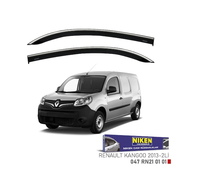 Renault Kangoo Cam Rüzgarlığı Kromlu 2010 Niken 2Li