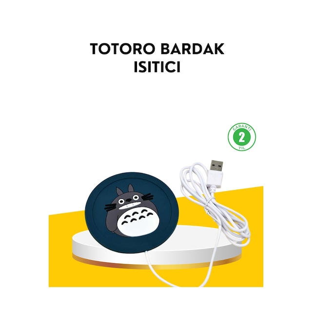 Usb Isıtıcı Bardak Altlığı Totoro Desenli 45 60 Sıcaklık Koruma