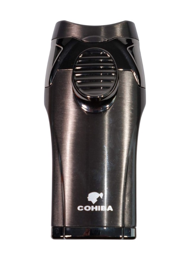 Cohiba Çift Torch Pürmüz Gunmetal Puro Çakmağı - Tr8956