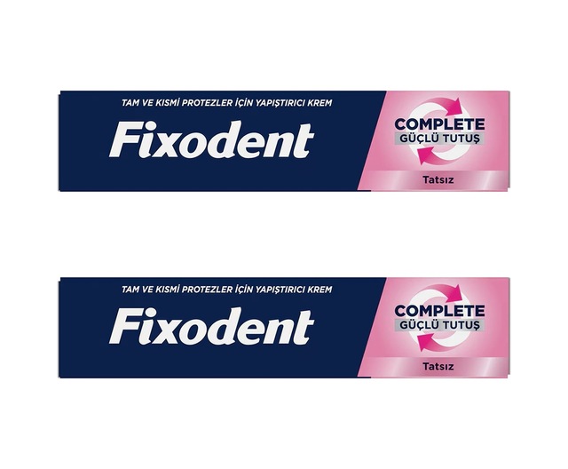 Fixodent Complete Diş Protez Yapıştırıcı Krem Aroması 2 x 47 G