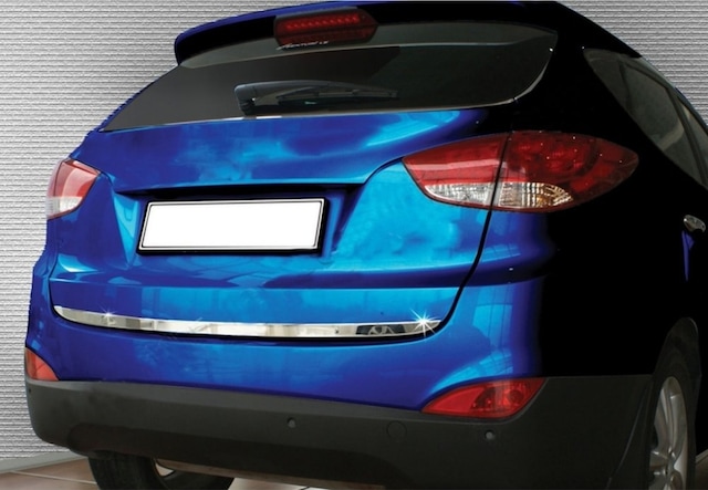 Hyundai İx35 Formlu Krom Bagaj Alt Çıta 2010 - 2015 Paslanmaz Çel