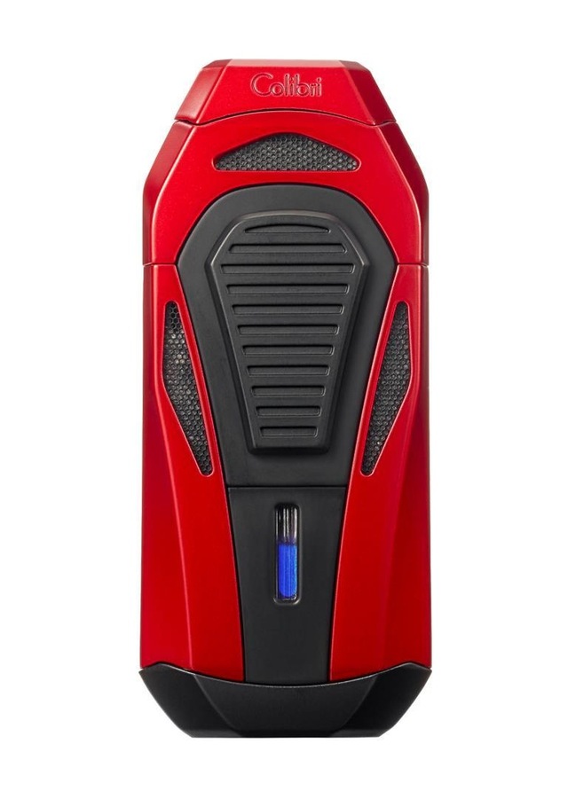 Boss 3 Torch Pürmüz Siyah-kırmızı Puro Çakmağı