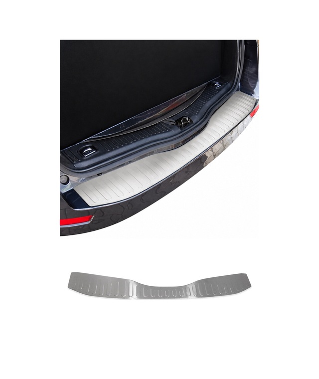 Ford Mondeo Iıı Turnier 2007-2014 Uyumlu Krom Arka Tampon Eşiği Paslanmaz Çelik Taşlı Mat