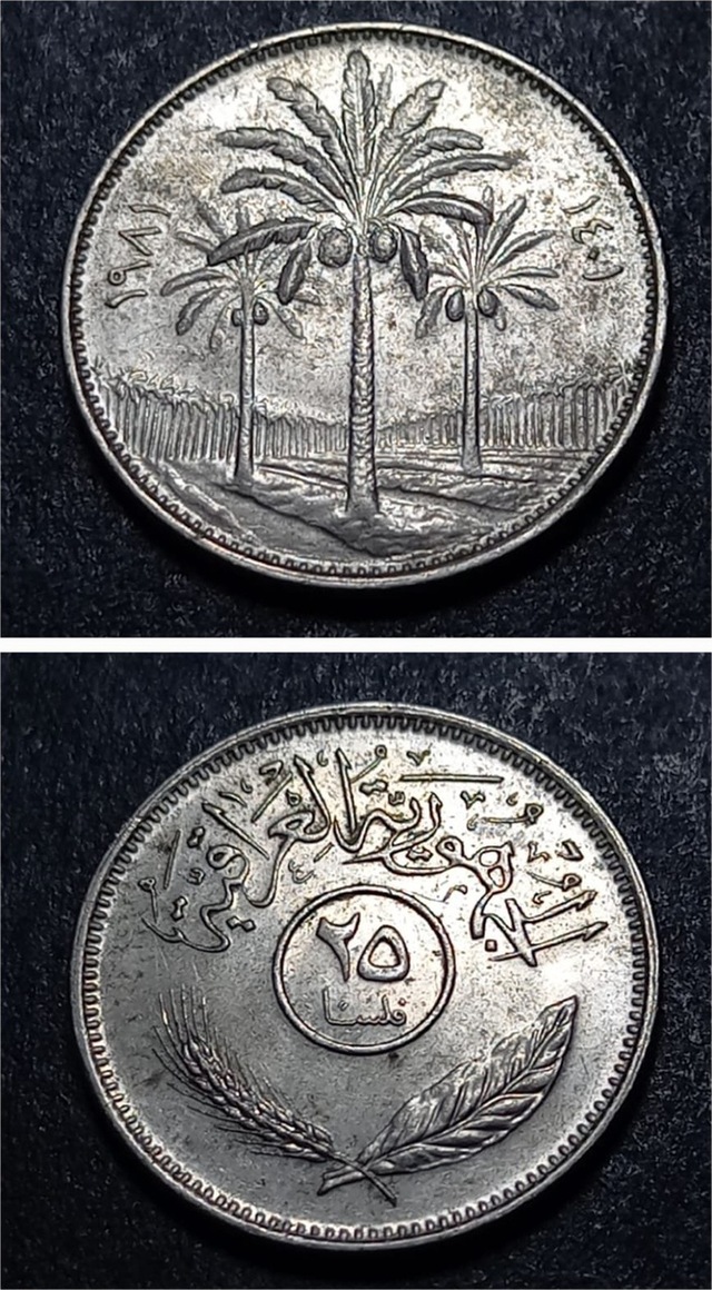Escoines Koleksiyon 1981 Irak 25fils Ca Eski Yabancı Madeni Para 39963669fbeab3eab4
