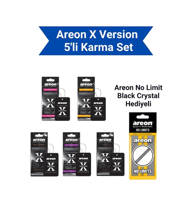 Areon X Version 5'li Karma Set