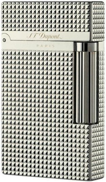 16184 St Dupont Silver Diamond Head Çakmak 16184