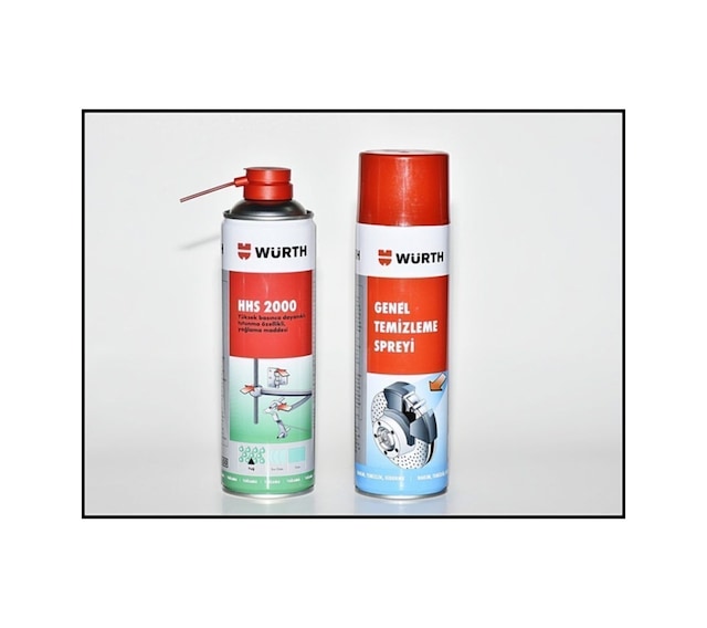 Hhs 2000 + Würth Balata Ve Genel Temizleme Spreyi 500 Ml.