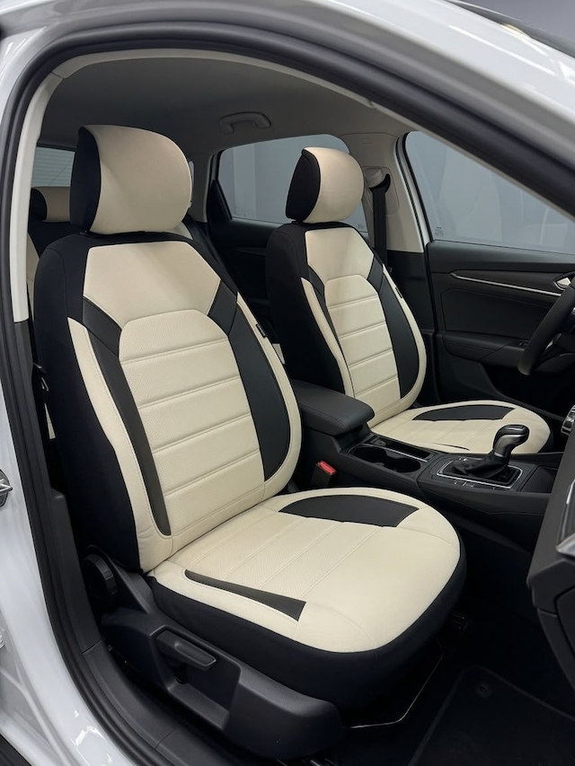 Skoda Superb 2008-2024 Uyumlu Premium Tay Tüyü Oto Koltuk Kılıfı Airbag Uyumlu 2+1 Fermuarlı Kolçak Uyumlu 14170470