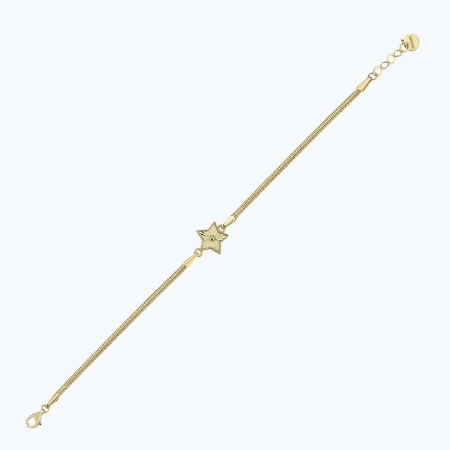 Altınbaş Altın Yıldız Balıksırtı Zincir Bileklik Abl0186-y-25295 Çok Renkli