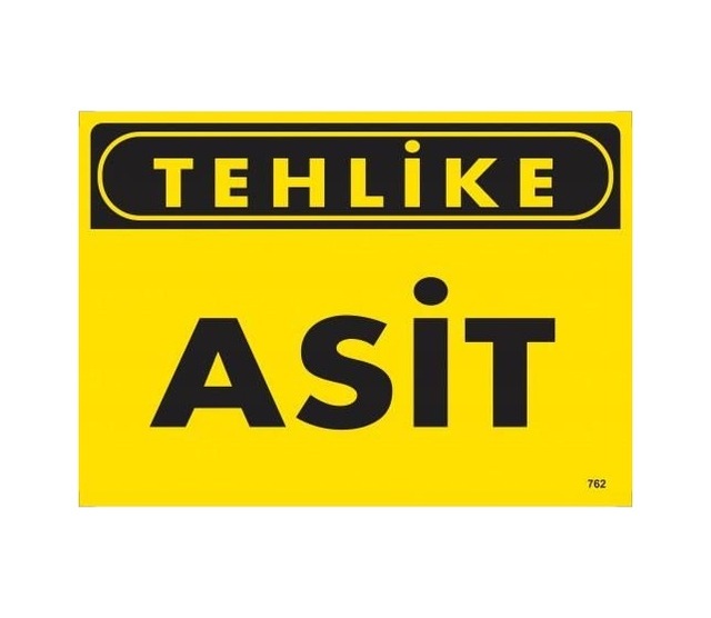 Buradabulabilirsin Tehlike Asit Uyarı Levhası 25x35 Kod:762 Nl