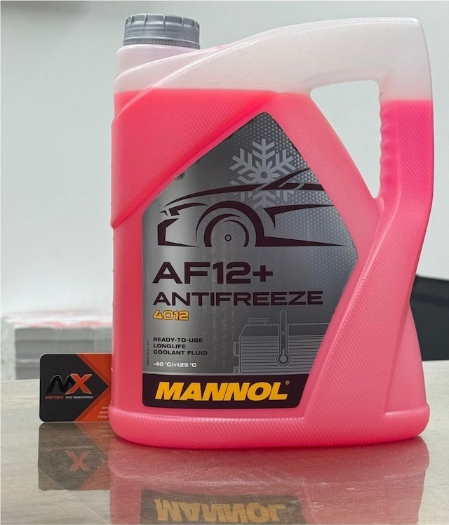 2025 Üretimli Mannol Yüksek Performanslı Donmayan Formül Hazır Kullanım Pembe Antifriz -40 +125 C Pembe