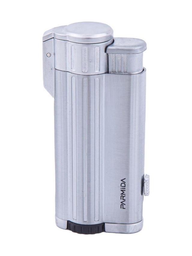 Tr5824 Parmida 3 Torch Pürmüz Gümüş Puro Çakmağı