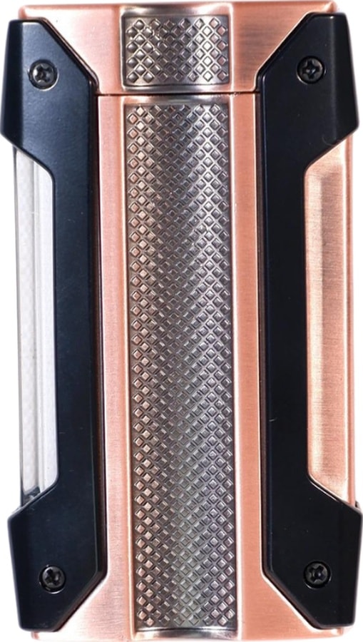 Cohiba Tek Torch Pürmüz Delicili Bronz Siyah Metal Puro Çakmağı - Tr9576