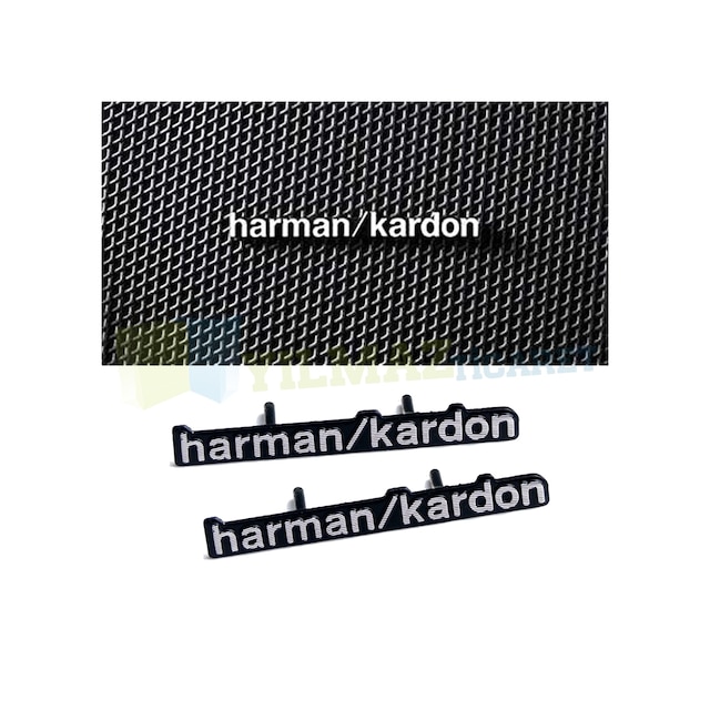Harman Kardon Hoparlör Logo Amblem Tırnaklı Metal 2 Adet Yüksek Kalite