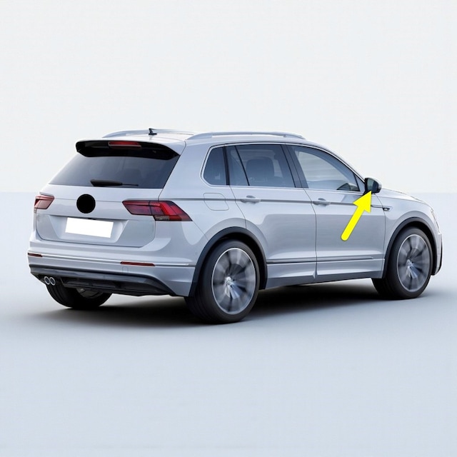 Vw Tiguan 2016-2020 Sağ Dış Dikiz Ayna Camı Isıtmalı 5na857522