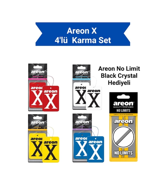 Areon X 4'lü Süper Karma Set