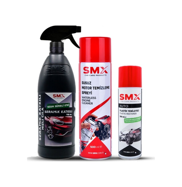 Susuz Motor Temizleme Spreyi - Plastik Yenileyici - Seramik Katkılı Hızlı Ve P