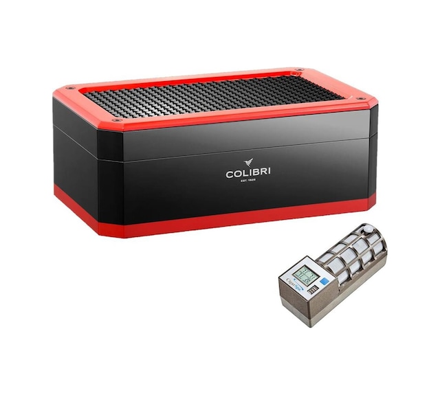 Colibri Rally Cigarspa Elektronik Nem. Puro Kutusu Siyah/kırmızı120's