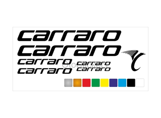 Carraro Bisiklet Kadro Sticker Seti Premium Kalite
