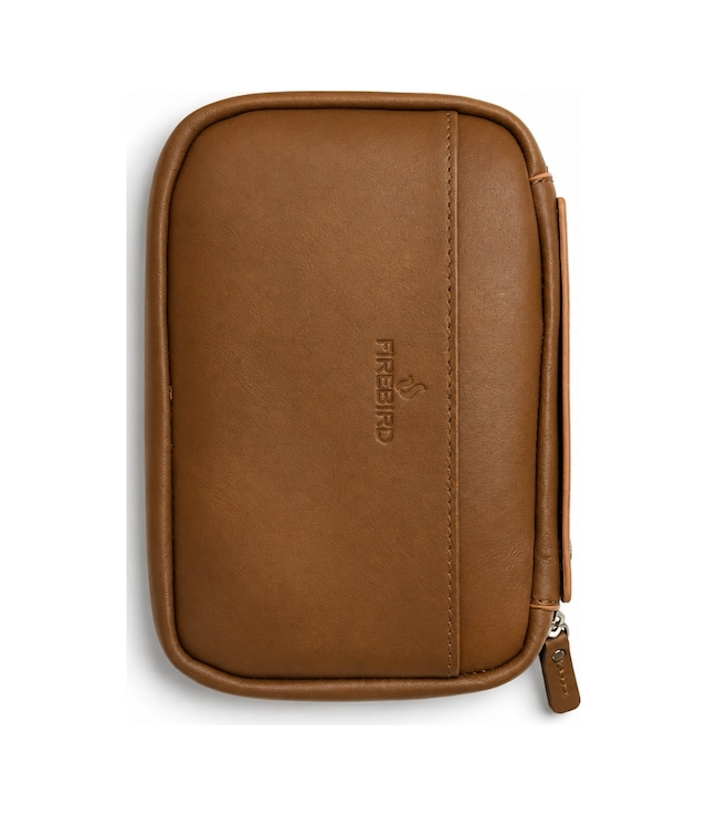 Firebird Kahverengi Deri Puro Taşıma Çantası & Seyahat Humidoru Trm5026