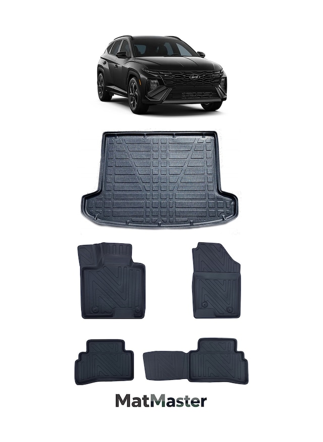 Hyundai Tucson 2024 Model 5d Premium Ekstra Havuzlu Paspas Ve Bagaj Havuzu Set