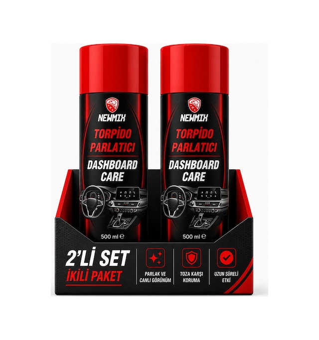 2 Adet Newmix Torpido Parlatma Spreyi Aerosol 500 Ml Ocean
