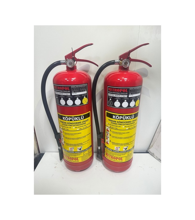 İş Yeri İçin Uygun 6 Kg Foam Köpüklüyangın Söndürücü 2'li Paket - 812003345