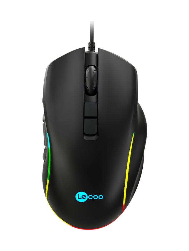 Lecoo MS140 Kablolu 6400DPI 10 Makro Tuşlu RGB LED Gaming Optik Mouse
