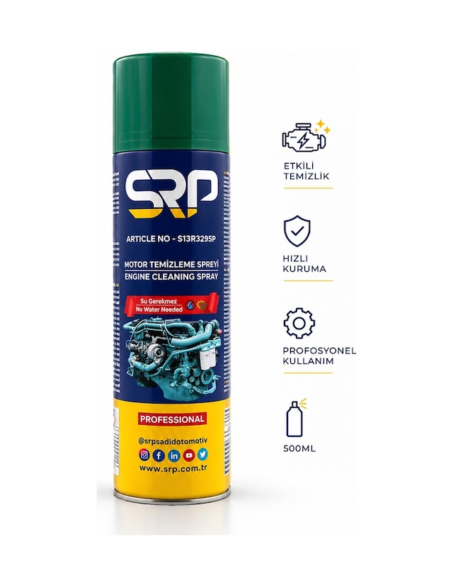 Srp Motor Temizleme Spreyi