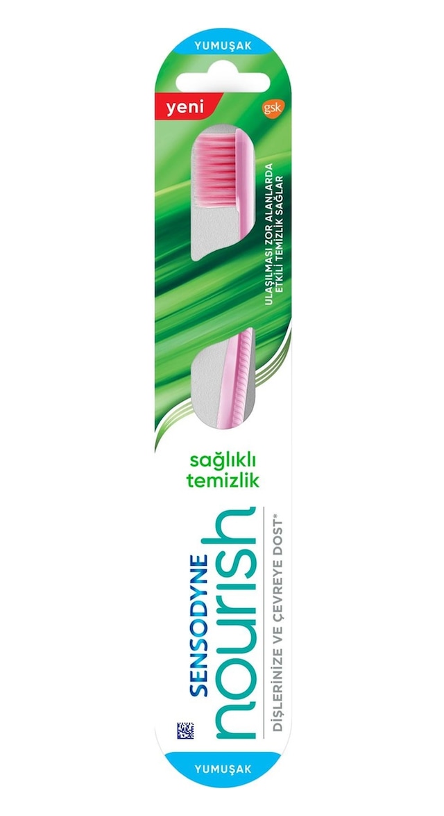 Sensodyne Nourish Temizlik Diş Fırçası Pembe