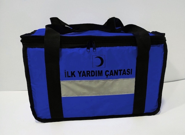 Devix İlk Yardım Çantası Acil Müdahale Çantası Ambulans Travma Att Mavi