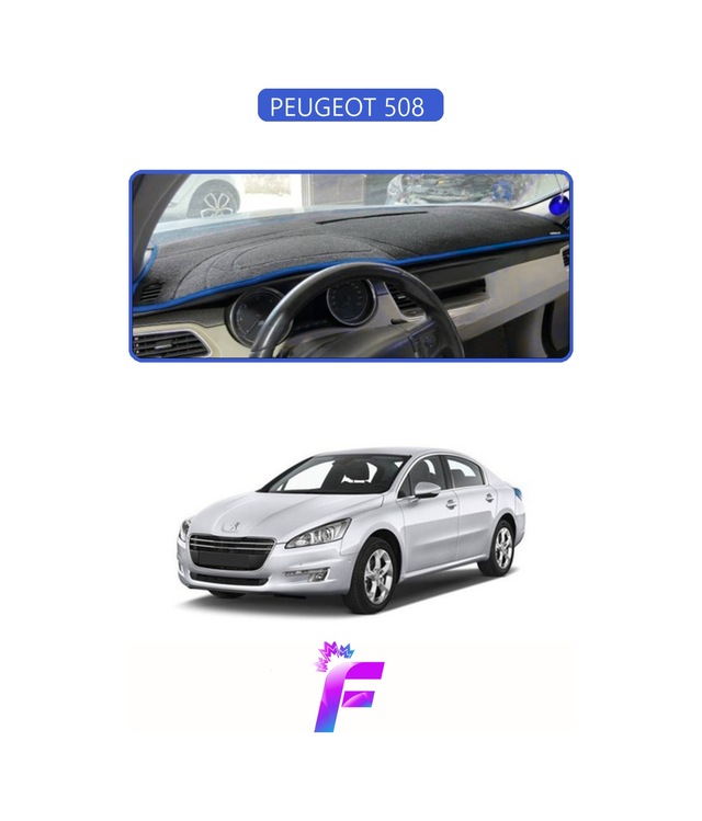 Peugeot 508 2010-2018 Uyumlu Torpido Örtüsü Yansıma Önleyici Tam Koruma Kolay Montaj H95 Torpido Halısı