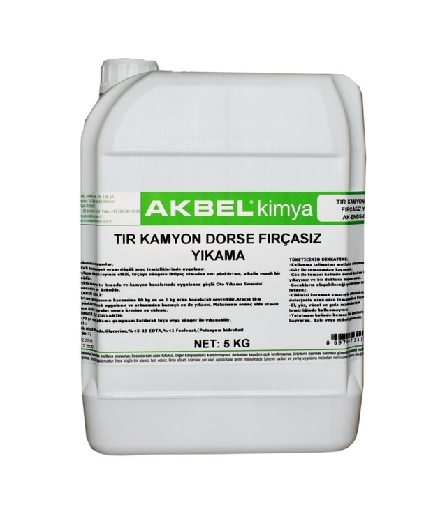 Akbel Tır Kamyon Dorse Fırçasız Yıkama 5 Kg 1/60