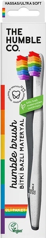 Humble Brush Bitki Bazlı Diş Fırçası Ultra Soft 2li