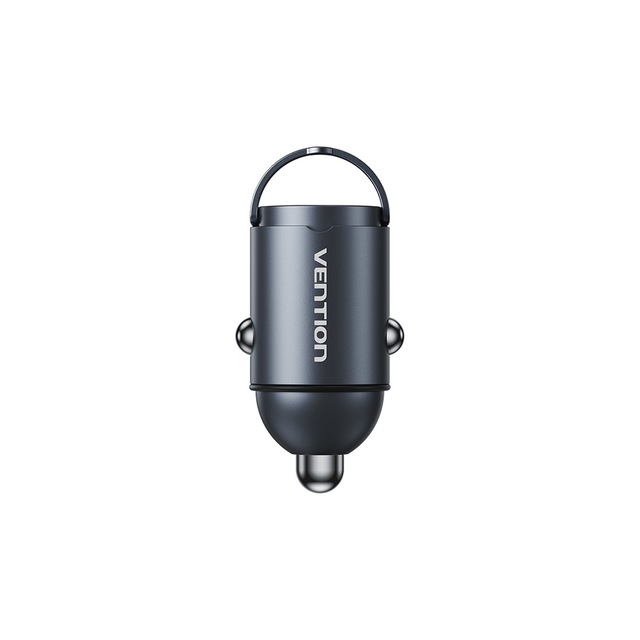 Vention 45w Çift Portlu Usb A+c 45w/30w Alüminyum Gövdeli Hızlı Araç Şarj Cihazı Siyah - Ffs 45w Black