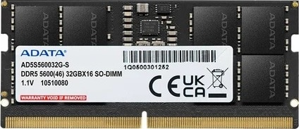 ADATA 8GB DDR5 5600MHz CL46 Notebook AD5S56008G-S