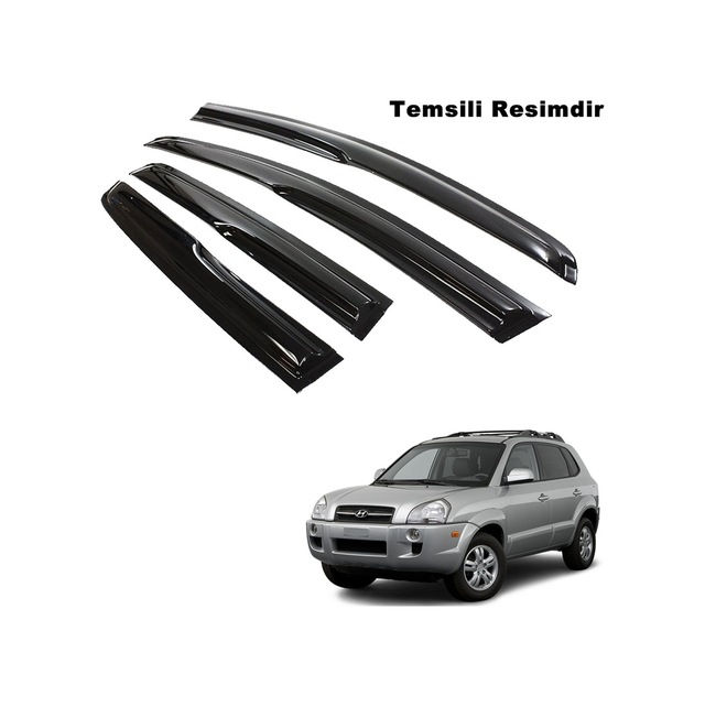 Hyundai Tucson Mügen Cam Rüzgarlığı 2005-2010 Arası 4 Lü N11.26831