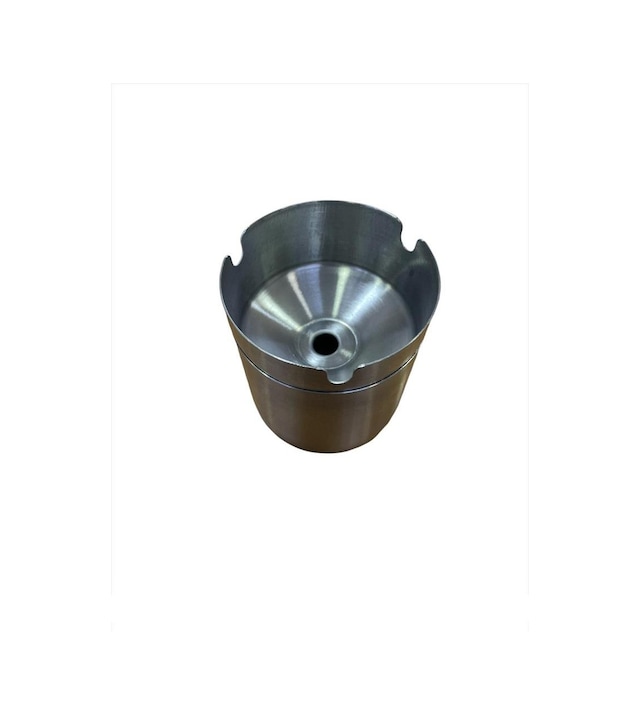 Kısmet Kokusuz Paslanmaz Çelik Metal Küllük 8cm