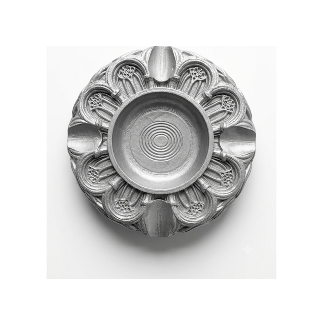 Katedral Desenli Puro Ve Büyük Sigara Küllüğü - 17 Cm