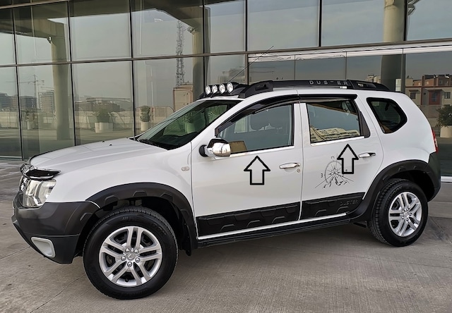 Dacia Duster Krom Cam Çıtası 4 Parça 2008-2017 Paslanmaz Çelik (531317829)