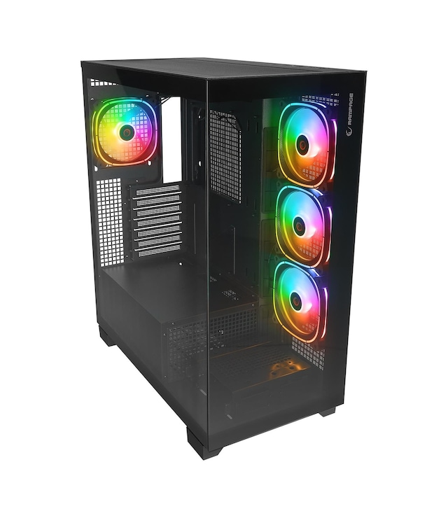 Rampage HYDRA V1 FAN HUB EXCLUSIVE E-ATX ARGB Black USB-C