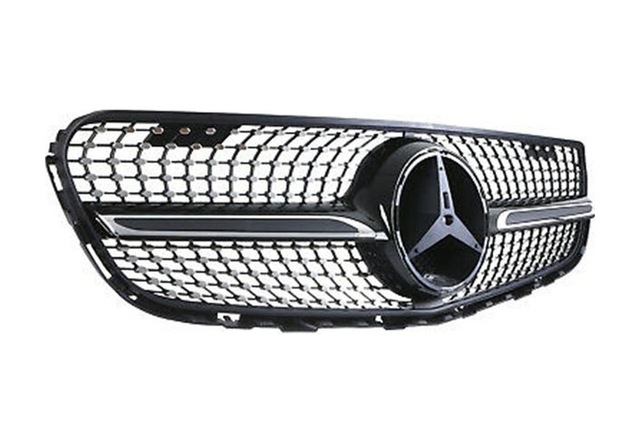 Mercedes Glc Diamond Ön Panjur Izgara Siyah X253
