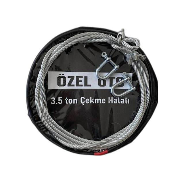 Tr Çelik Çeki Halatı Izoleli Oto Çekme Halatı 3,5 Ton