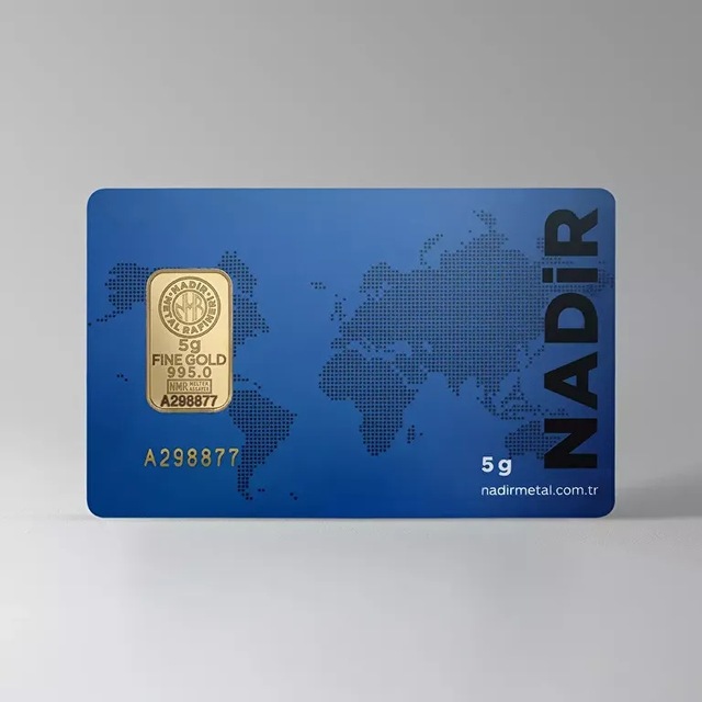 Nadir Gold 5 Gram 24 Ayar Külçe Altın Emmagold