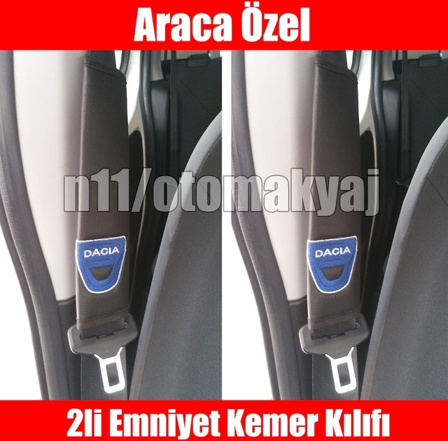 Dacia Logan Oto Koltuk Deri Emniyet Kemer Aksesuar Kılıfı