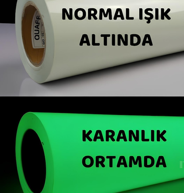 Esemiz Lümen Reflektif Karanlıkta Parlayan Folyo 124cmx50cm